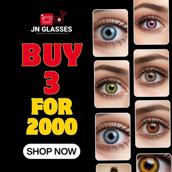 Buy 3 pairs of lenses in 2000/-