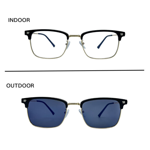 Full Frame Transition Gray Sunglasses –1061