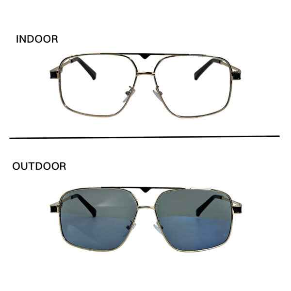 Full Frame Transition Gray Sunglasses –1818