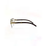 JN Glasses Frameless Transition Brown 1545