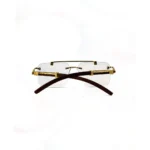 JN Glasses Frameless Transition Brown 1545