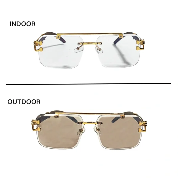 JN Glasses – Frameless Transition Brown – 1545