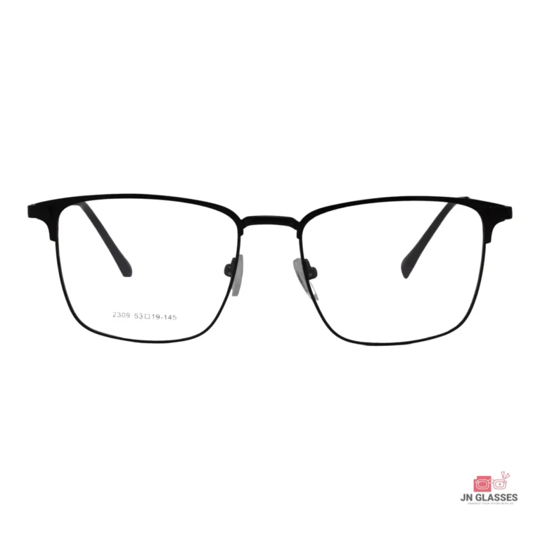2309 glasses in black — front view