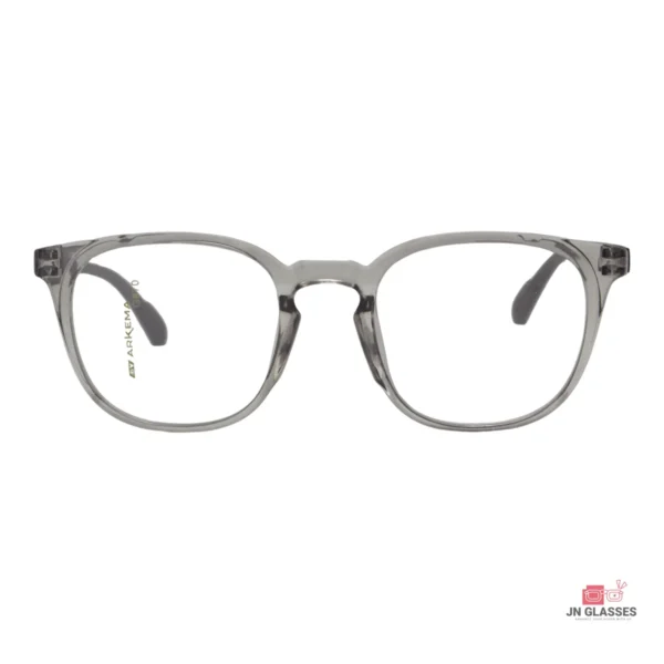 6808 glasses in trans grey — front view