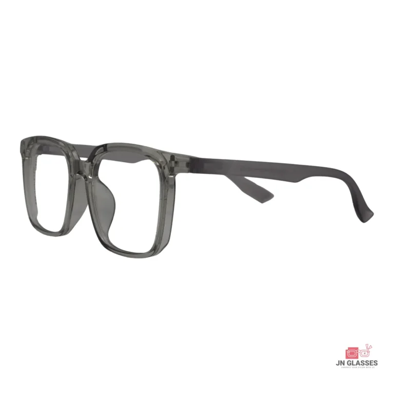 7058 glasses in trans grey — angle view