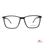 8010 glasses in matt black — front view