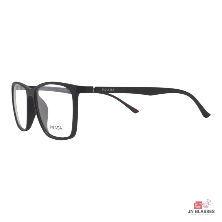 8010 glasses in matt black — angle view
