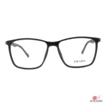 8010 glasses in shine black — front view