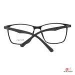 8010 glasses in shine black — back view