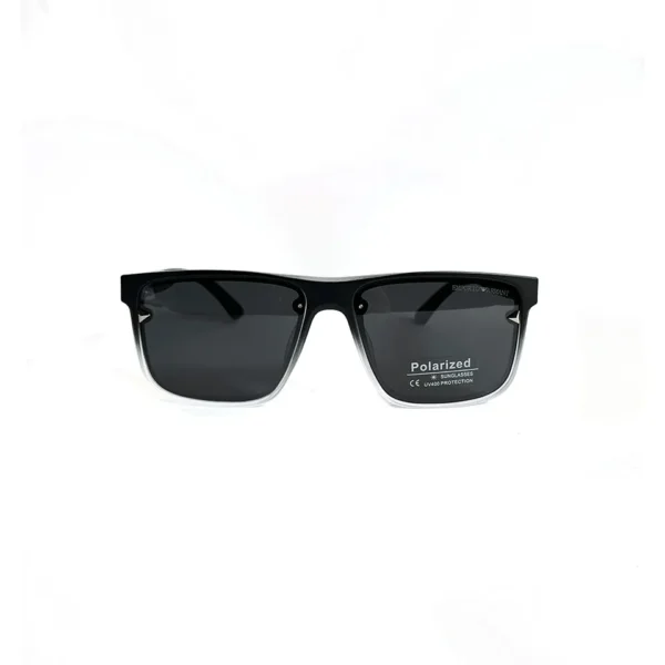 8967 sunglasses in matt black white — front view