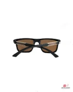 8967 sunglasses in shine black brown — folded view