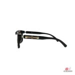 8975 sunglasses in shine black brown — side view