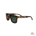 8975 sunglasses in animal print — angle view