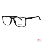 9801 glasses in matt black — angle view