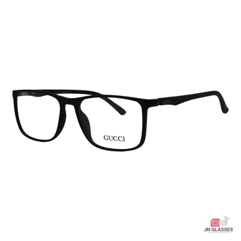 9801 glasses in matt black — angle view