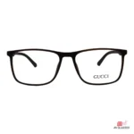 9801 glasses in matt brown — front view