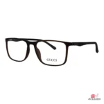 9801 glasses in matt brown — angle view