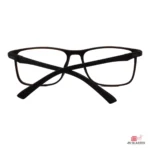 9801 glasses in matt brown — back view
