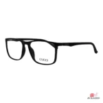 9801 glasses in shine black — angle view