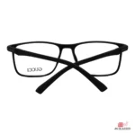 9801 glasses in shine black — back view