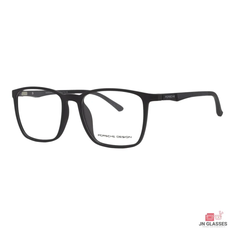 9802 glasses in matt black — angle view