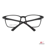 9802 glasses in matt black — back view