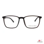 9802 glasses in matt brown — front view
