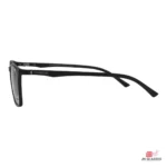 9802 glasses in shine black — side view