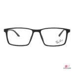 9804 glasses in matt black — front view