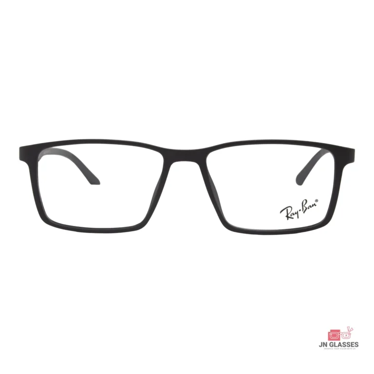9804 glasses in matt black — front view