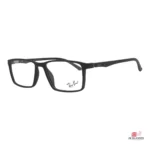 9804 glasses in matt black — angle view