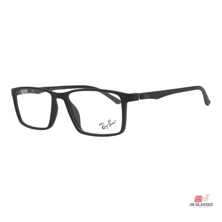 9804 glasses in matt black — angle view