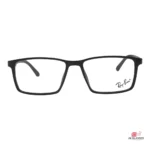 9804 glasses in shine black — front view