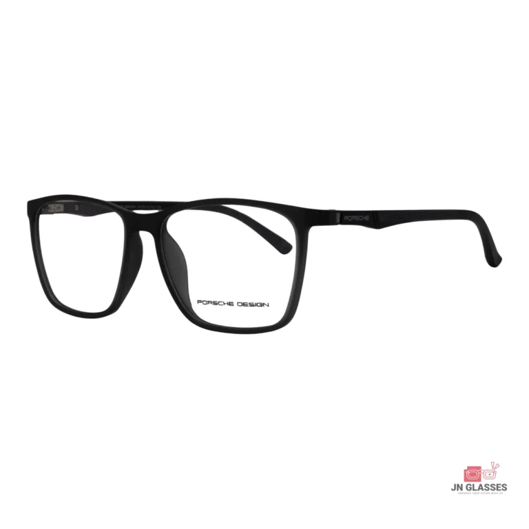 9810 glasses in matt black — angle view
