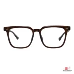 A001 glasses in brown — front view