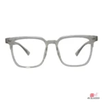 A001 glasses in white — front view