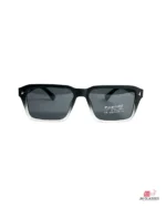 detron 8965 sunglasses in matt black white — front view