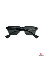detron 8965 sunglasses in matt black white — folded view
