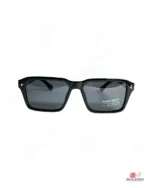 detron 8965 sunglasses in shine black — front view