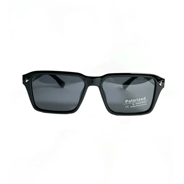detron 8965 sunglasses in shine black — front view