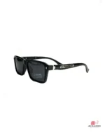 detron 8965 sunglasses in shine black — angle view