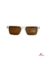 detron 8965 sunglasses in white brown — front view