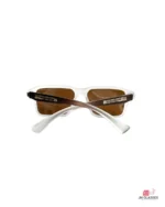 detron 8965 sunglasses in white brown — folded view