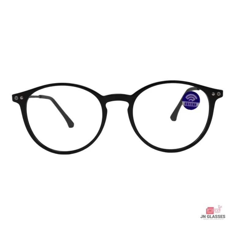 slim-428 glasses in black — front view