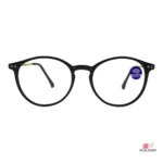 slim-428 glasses in golden black — front view
