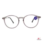 slim-428 glasses in trans purple — front view