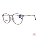 slim-428 glasses in trans purple — angle view