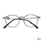 slim-428 glasses in trans purple — back view