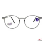 slim-428 glasses in trans grey — front view