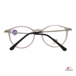 slim-428 glasses in trans pink — back view